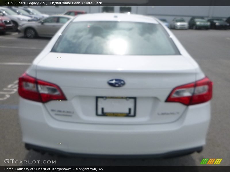 Crystal White Pearl / Slate Black 2019 Subaru Legacy 2.5i