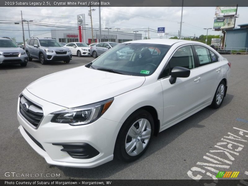 Crystal White Pearl / Slate Black 2019 Subaru Legacy 2.5i