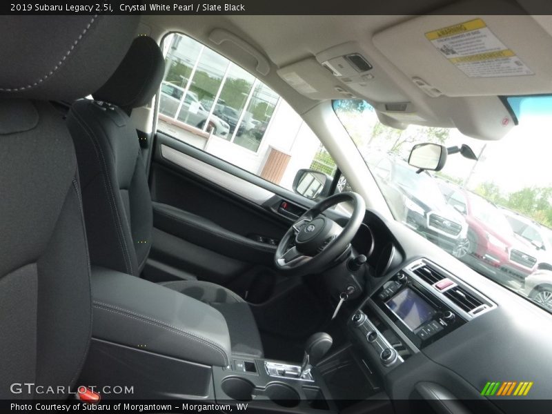 Crystal White Pearl / Slate Black 2019 Subaru Legacy 2.5i