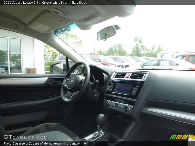 Crystal White Pearl / Slate Black 2019 Subaru Legacy 2.5i