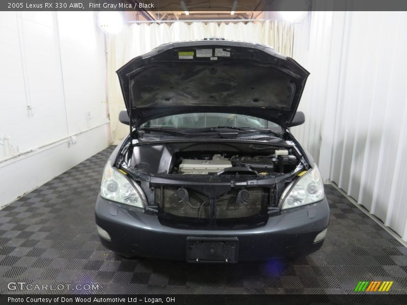 Flint Gray Mica / Black 2005 Lexus RX 330 AWD