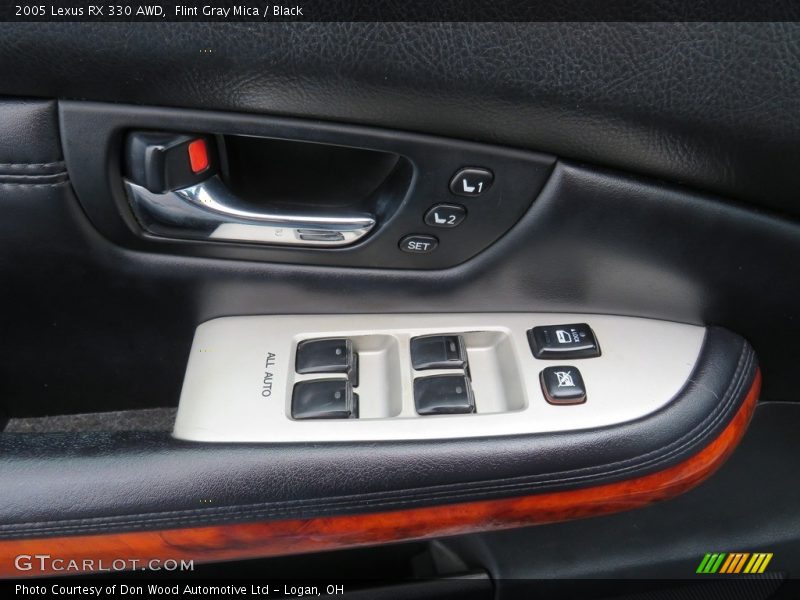 Flint Gray Mica / Black 2005 Lexus RX 330 AWD