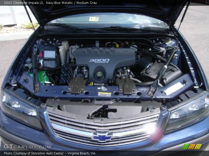Navy Blue Metallic / Medium Gray 2002 Chevrolet Impala LS