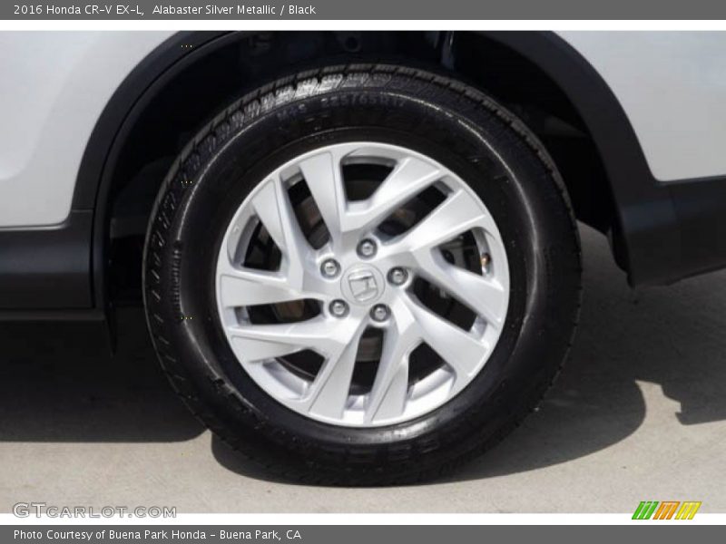 Alabaster Silver Metallic / Black 2016 Honda CR-V EX-L