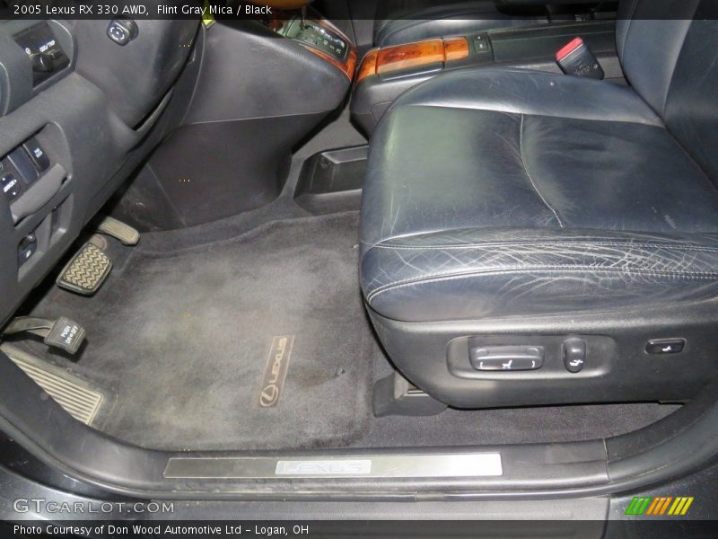 Flint Gray Mica / Black 2005 Lexus RX 330 AWD