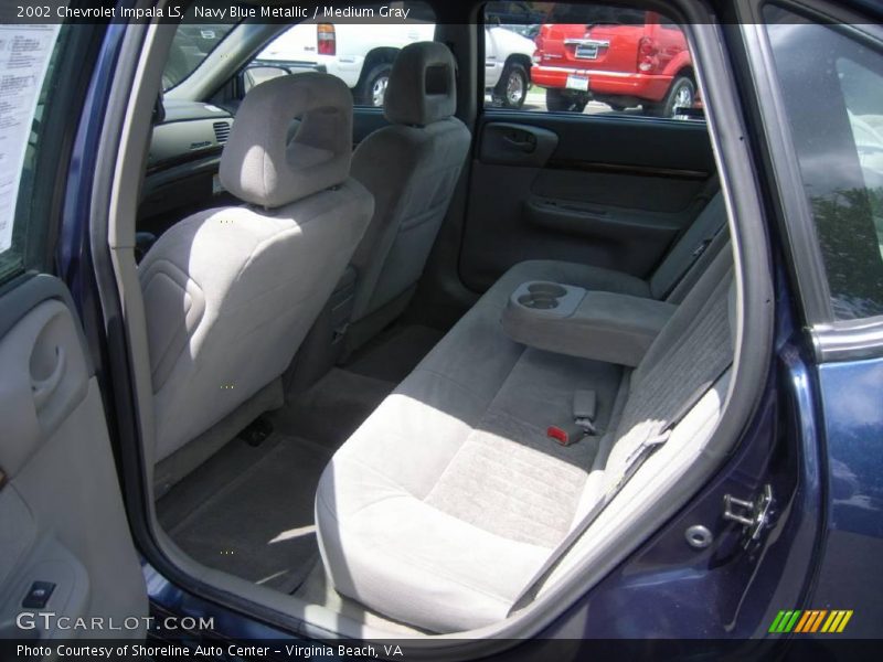 Navy Blue Metallic / Medium Gray 2002 Chevrolet Impala LS