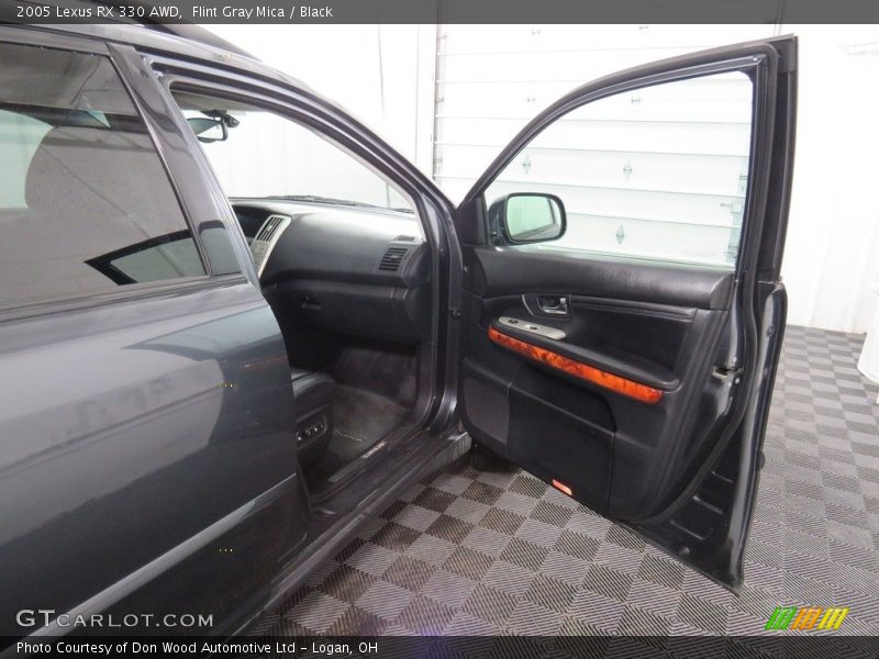 Flint Gray Mica / Black 2005 Lexus RX 330 AWD