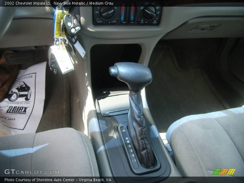Navy Blue Metallic / Medium Gray 2002 Chevrolet Impala LS