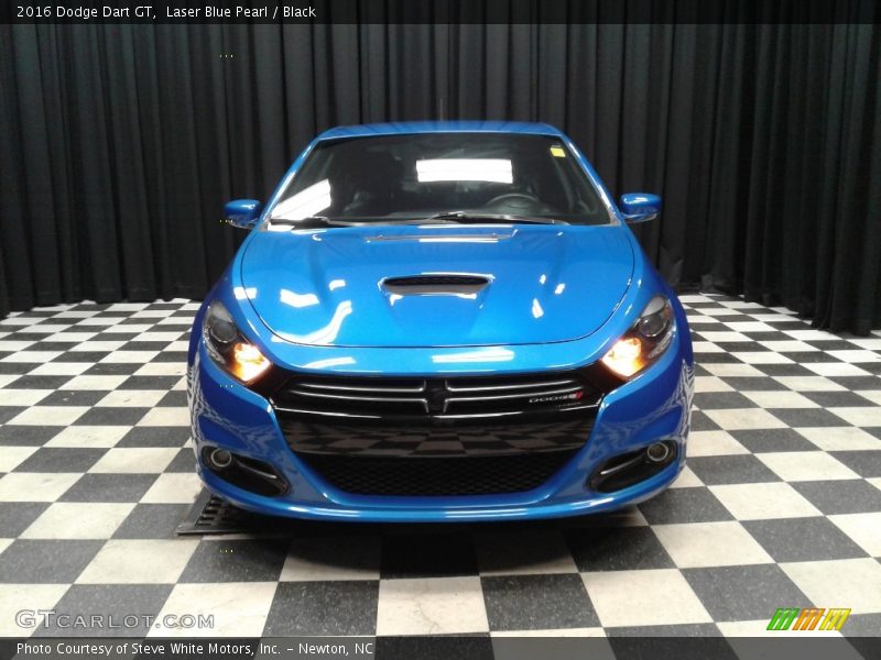 Laser Blue Pearl / Black 2016 Dodge Dart GT