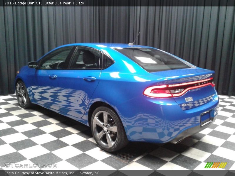 Laser Blue Pearl / Black 2016 Dodge Dart GT