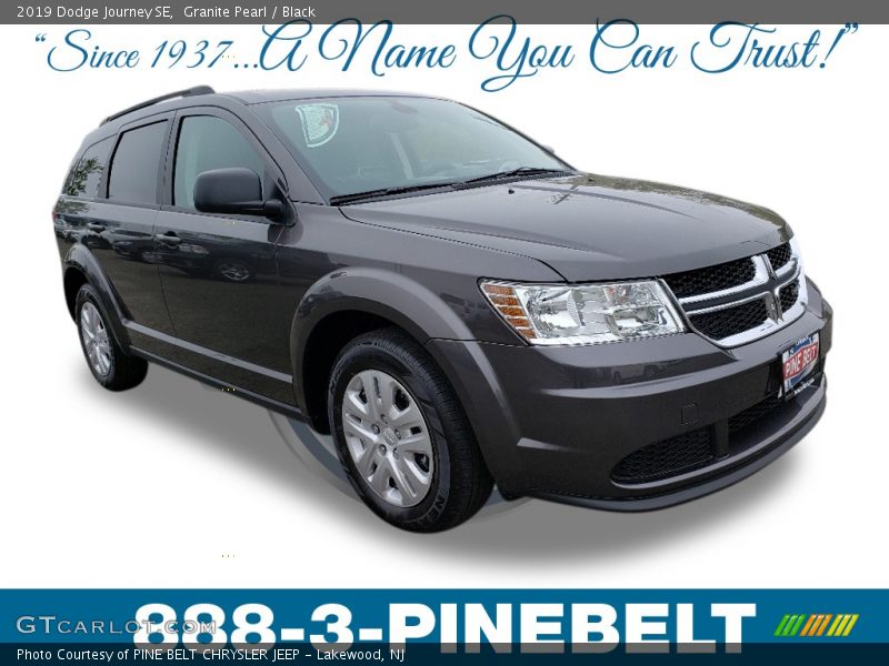 Granite Pearl / Black 2019 Dodge Journey SE