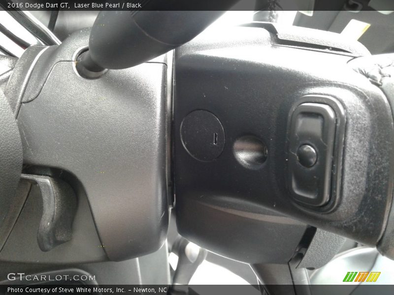 Laser Blue Pearl / Black 2016 Dodge Dart GT