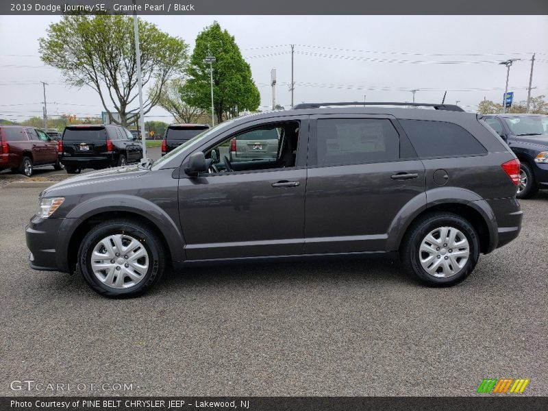 Granite Pearl / Black 2019 Dodge Journey SE