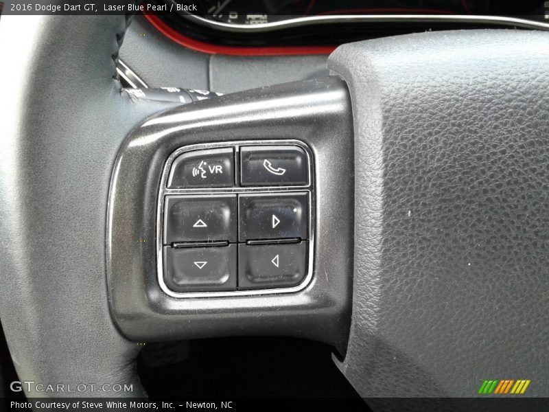 Laser Blue Pearl / Black 2016 Dodge Dart GT