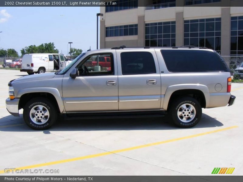 Light Pewter Metallic / Tan 2002 Chevrolet Suburban 1500 LT