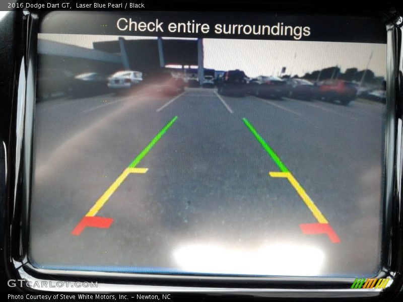 Laser Blue Pearl / Black 2016 Dodge Dart GT