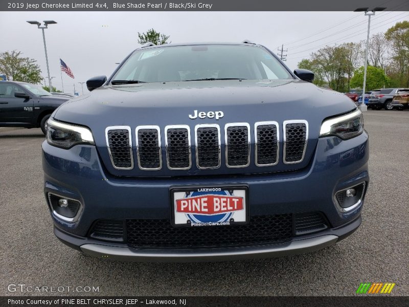 Blue Shade Pearl / Black/Ski Grey 2019 Jeep Cherokee Limited 4x4