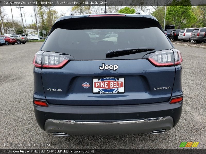 Blue Shade Pearl / Black/Ski Grey 2019 Jeep Cherokee Limited 4x4