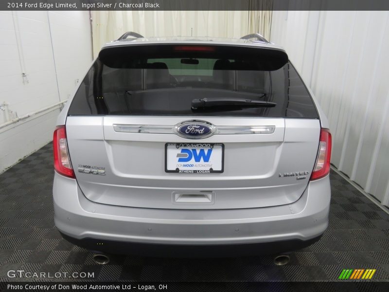 Ingot Silver / Charcoal Black 2014 Ford Edge Limited