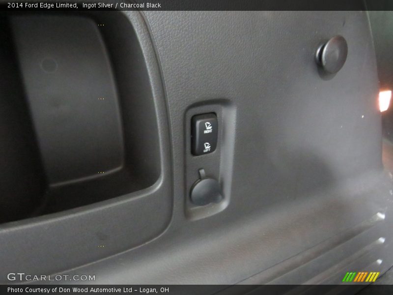 Ingot Silver / Charcoal Black 2014 Ford Edge Limited
