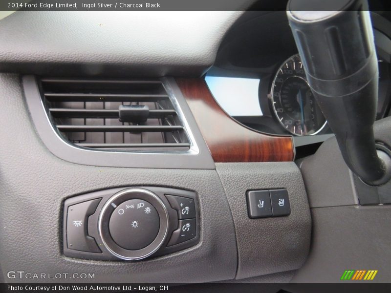 Ingot Silver / Charcoal Black 2014 Ford Edge Limited