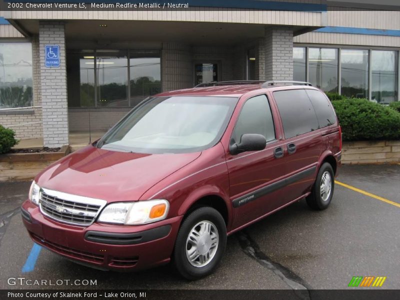 Medium Redfire Metallic / Neutral 2002 Chevrolet Venture LS