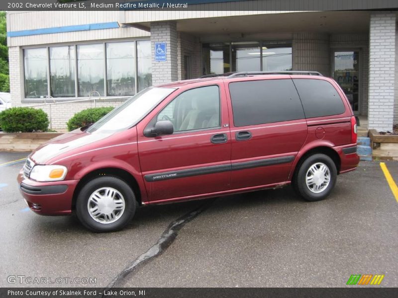 Medium Redfire Metallic / Neutral 2002 Chevrolet Venture LS