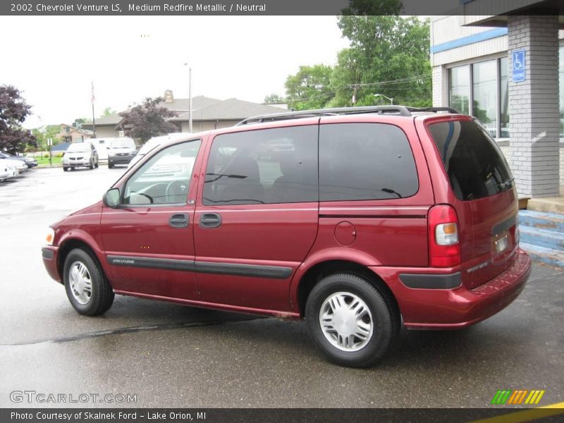 Medium Redfire Metallic / Neutral 2002 Chevrolet Venture LS