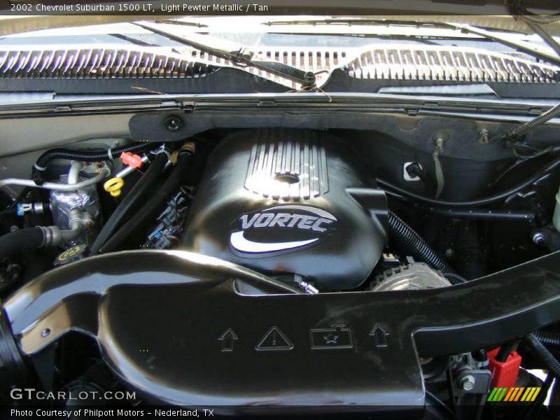 Light Pewter Metallic / Tan 2002 Chevrolet Suburban 1500 LT