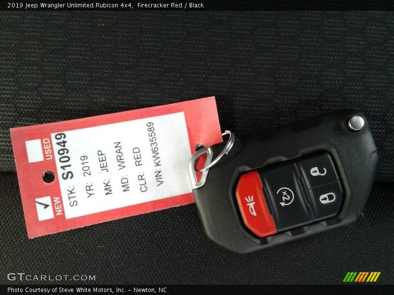 Firecracker Red / Black 2019 Jeep Wrangler Unlimited Rubicon 4x4