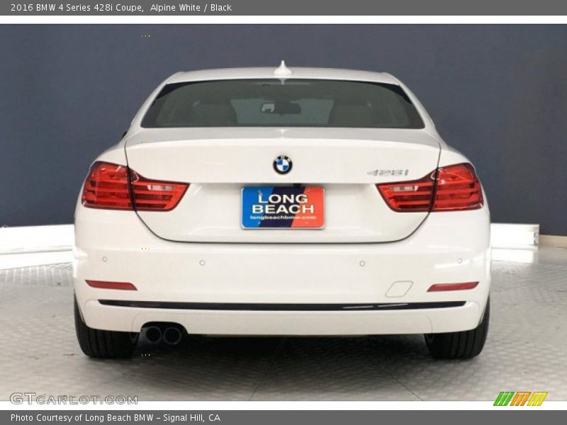Alpine White / Black 2016 BMW 4 Series 428i Coupe