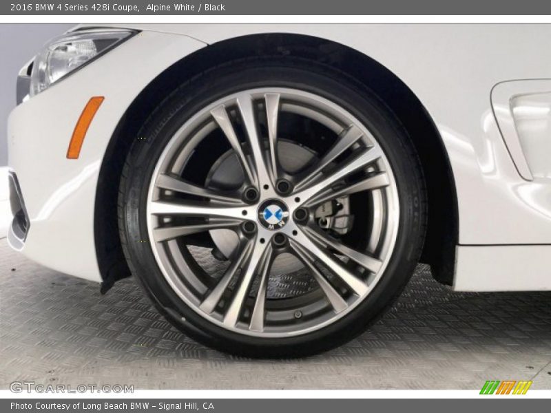 Alpine White / Black 2016 BMW 4 Series 428i Coupe