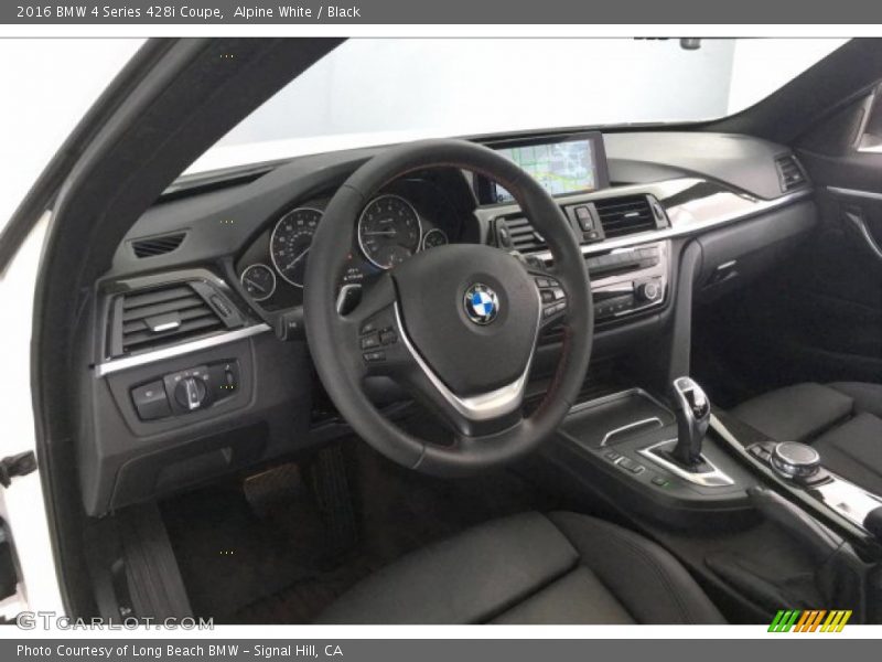 Alpine White / Black 2016 BMW 4 Series 428i Coupe