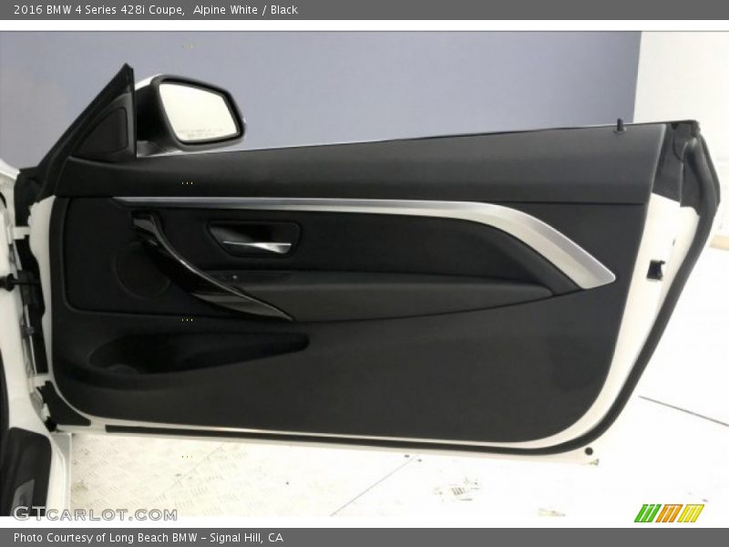 Alpine White / Black 2016 BMW 4 Series 428i Coupe