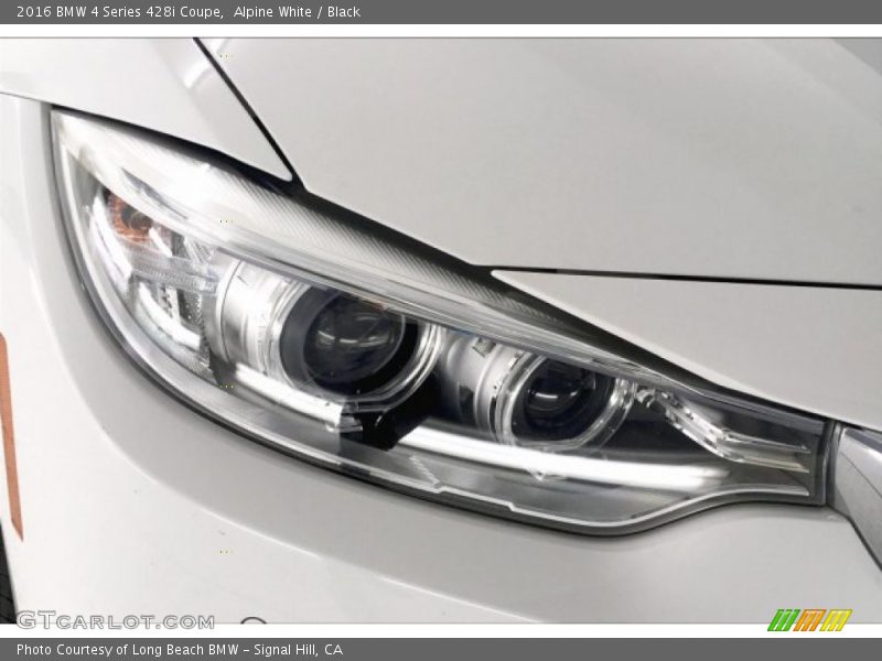 Alpine White / Black 2016 BMW 4 Series 428i Coupe