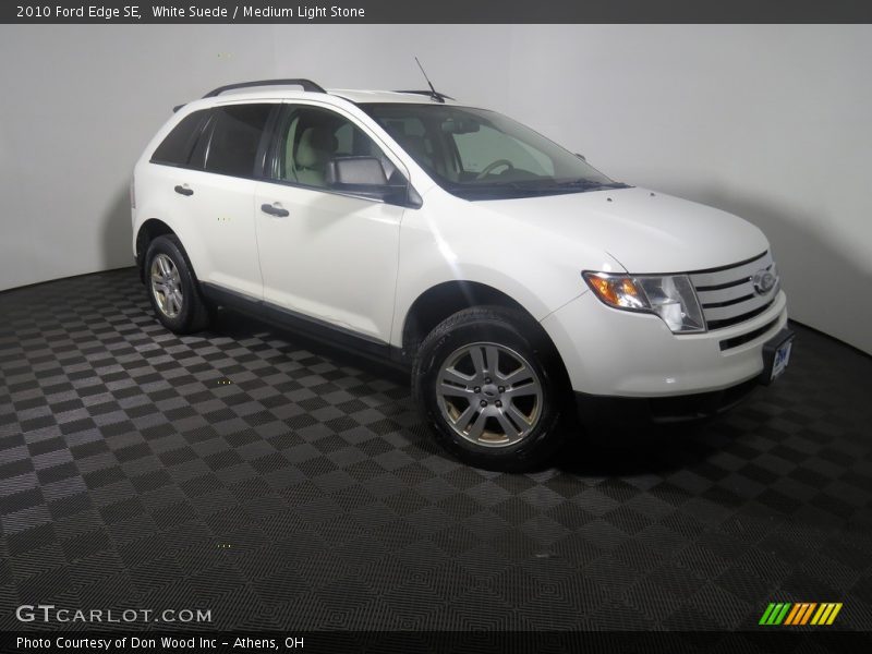 White Suede / Medium Light Stone 2010 Ford Edge SE