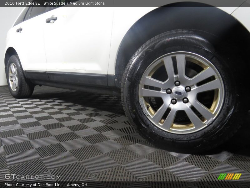 White Suede / Medium Light Stone 2010 Ford Edge SE