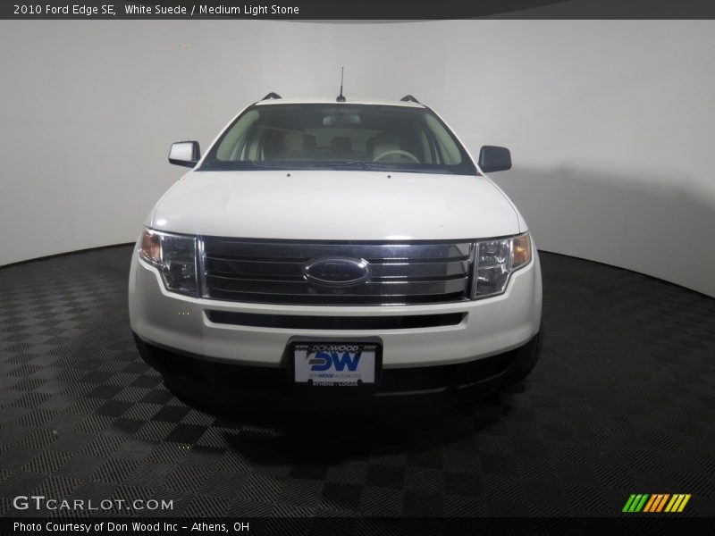 White Suede / Medium Light Stone 2010 Ford Edge SE