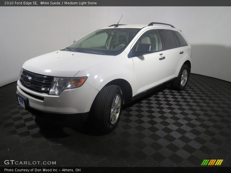 White Suede / Medium Light Stone 2010 Ford Edge SE