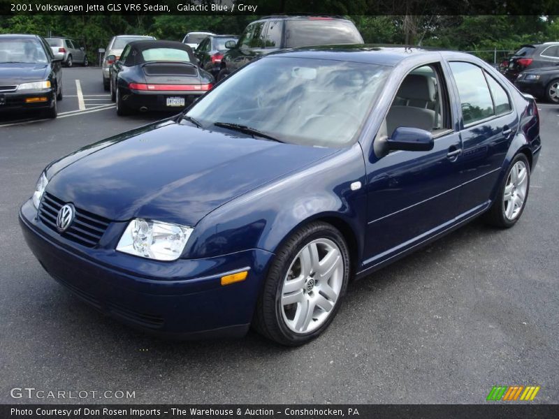 Galactic Blue / Grey 2001 Volkswagen Jetta GLS VR6 Sedan