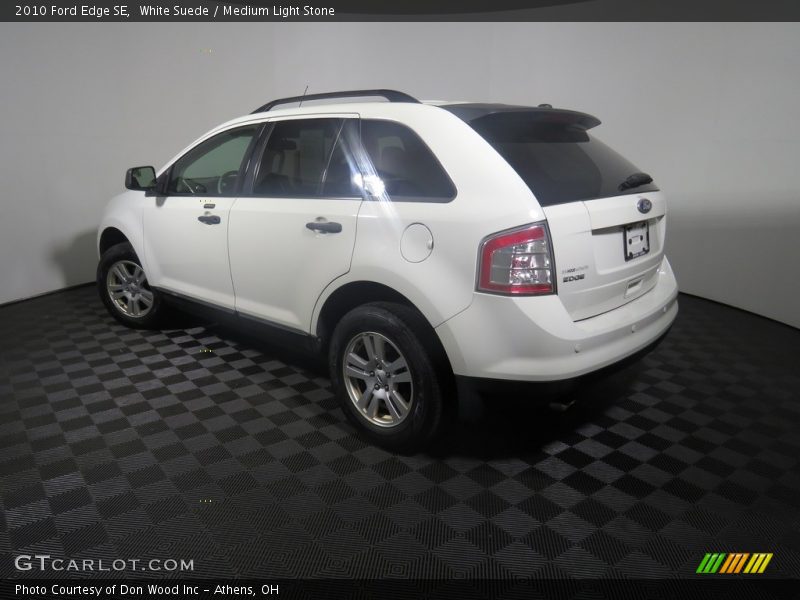 White Suede / Medium Light Stone 2010 Ford Edge SE