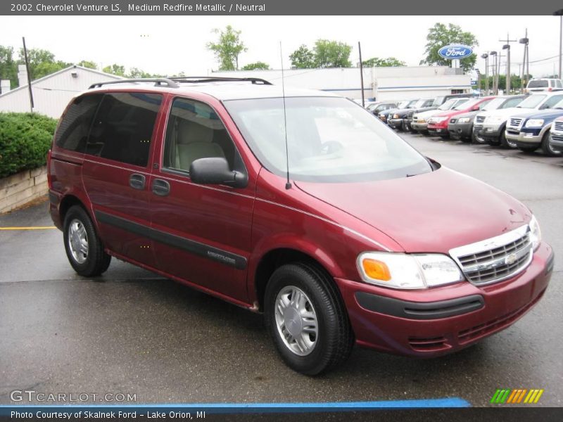 Medium Redfire Metallic / Neutral 2002 Chevrolet Venture LS