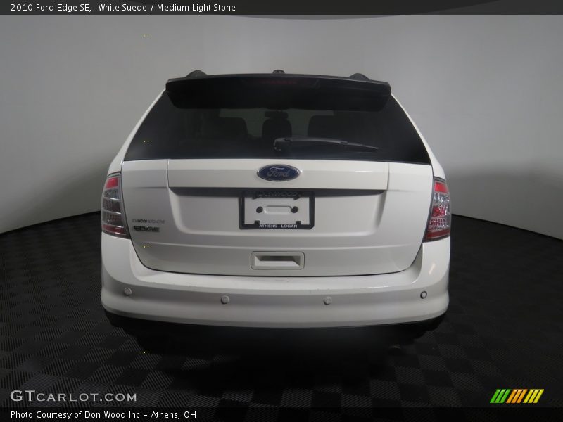 White Suede / Medium Light Stone 2010 Ford Edge SE