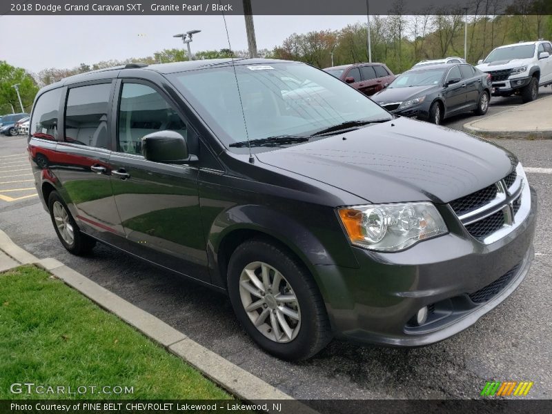 Granite Pearl / Black 2018 Dodge Grand Caravan SXT