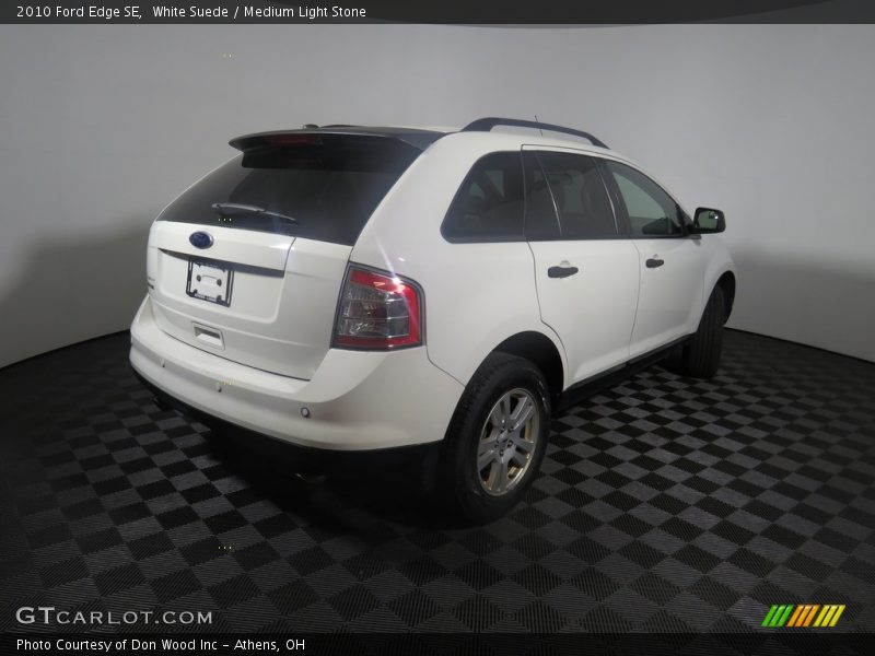 White Suede / Medium Light Stone 2010 Ford Edge SE