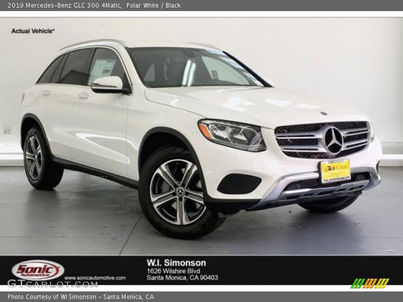 Polar White / Black 2019 Mercedes-Benz GLC 300 4Matic