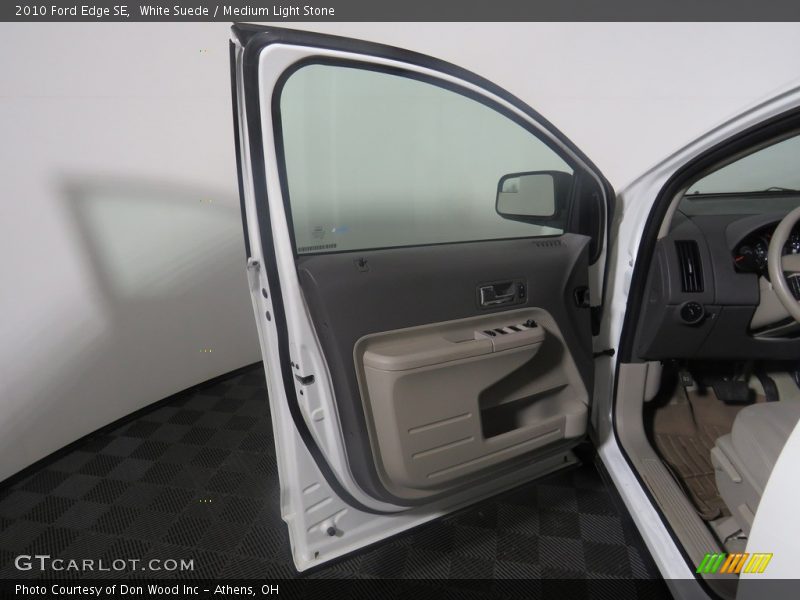White Suede / Medium Light Stone 2010 Ford Edge SE