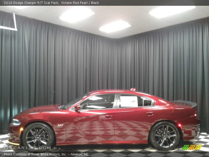 Octane Red Pearl / Black 2019 Dodge Charger R/T Scat Pack