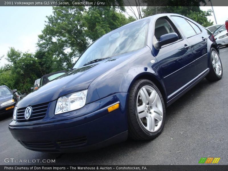 Galactic Blue / Grey 2001 Volkswagen Jetta GLS VR6 Sedan