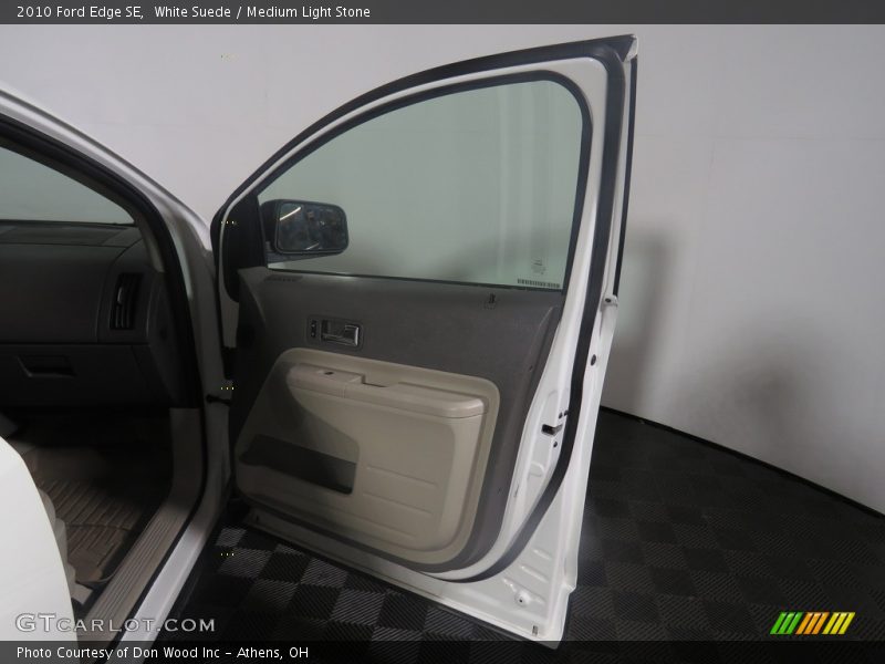 White Suede / Medium Light Stone 2010 Ford Edge SE